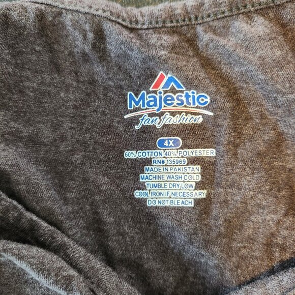 Colorado Rockies Jersey Womens 4X Black Genuine Merchandise Majestic - Picture 6 of 8